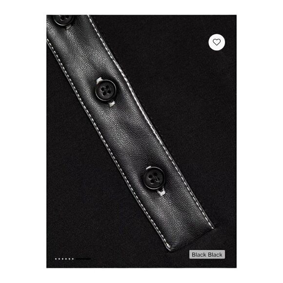 Staud Jay Black Polo Mini Dress Size Small - Picture 7 of 13